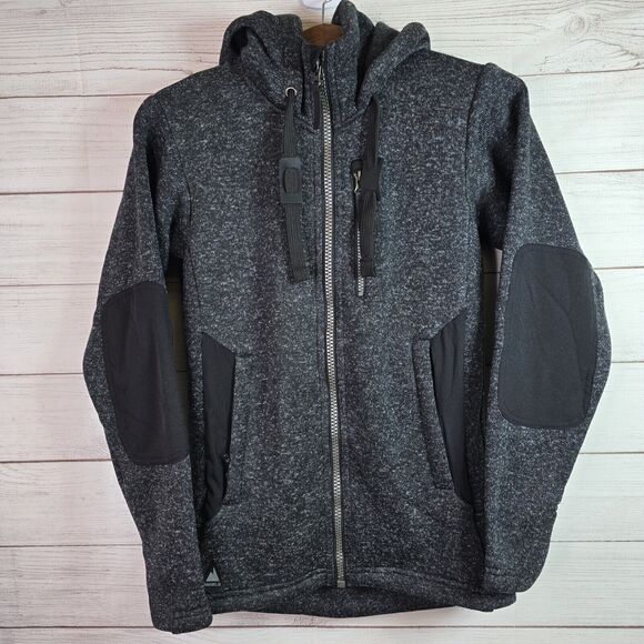 Amabilis Men's Gray Responder Tactical Military Hooded Jacket Mens Size X-Small